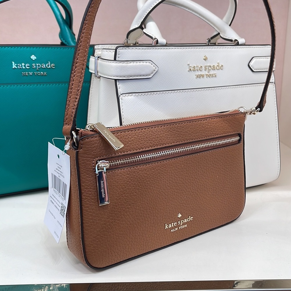 Kate Spade Leila Pebble Leather Convertible Wristlet Wallet Clutch
Warm Gngrbrd - Picture 11 of 16